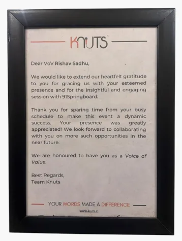 Knuts - Voice of Value Recognition