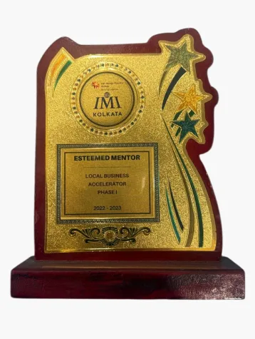 IMI Kolkata - Esteemed Mentor Recognition