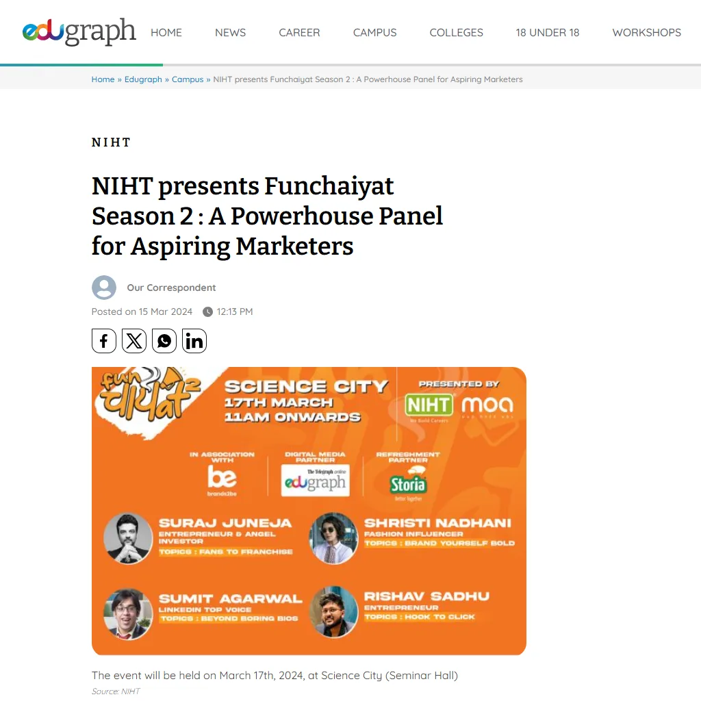 NIHT Funchaiyat Season 2 feature
