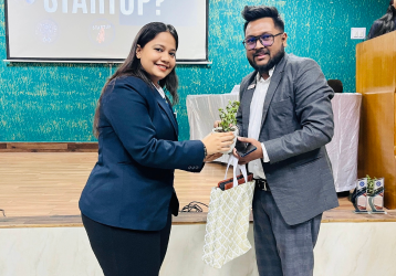 Judge at "Big Fish" - ENTREPRERNA'25 at IISWBM Kolkata