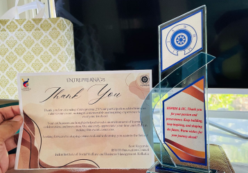 Judge at "Big Fish" - ENTREPRERNA'25 at IISWBM Kolkata