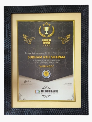 The Indian Awaz Young Entrepreneur Recognition